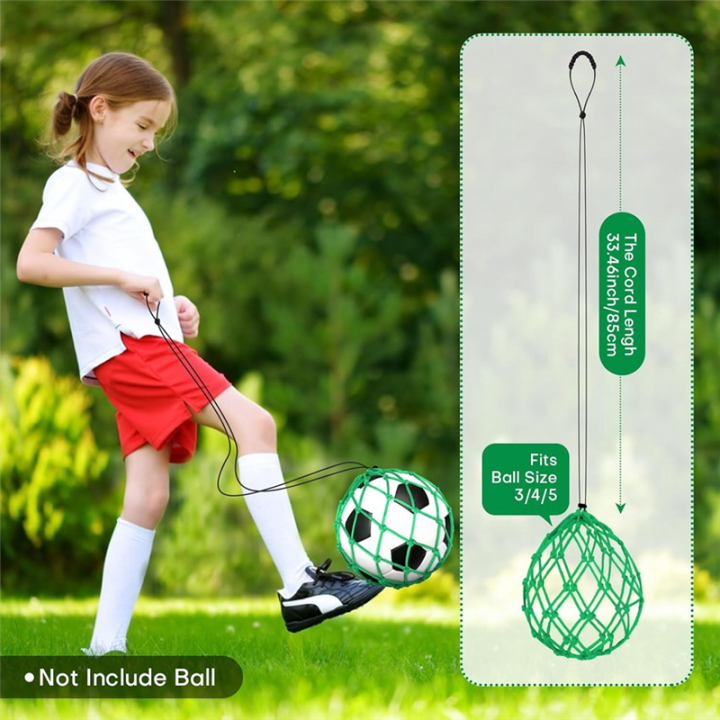 2PCS%20Football%20Kick%20Trainer%20Soccer%20Ball%20Net%20,%20Green%20-%20Image%205