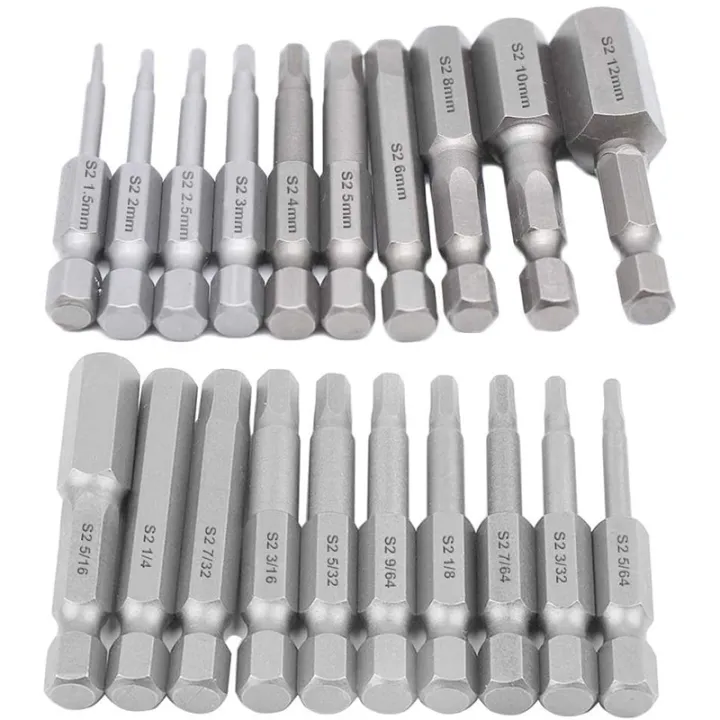 20Pcs%20Hex%20Head%20Wrench%20Drill%20Bit%20Set%20Shank%20Quick%20Release%20Magnetic%20Screwdriver%20Bits%20Set%20(Metric%20+SAE)%20-%20Image%203