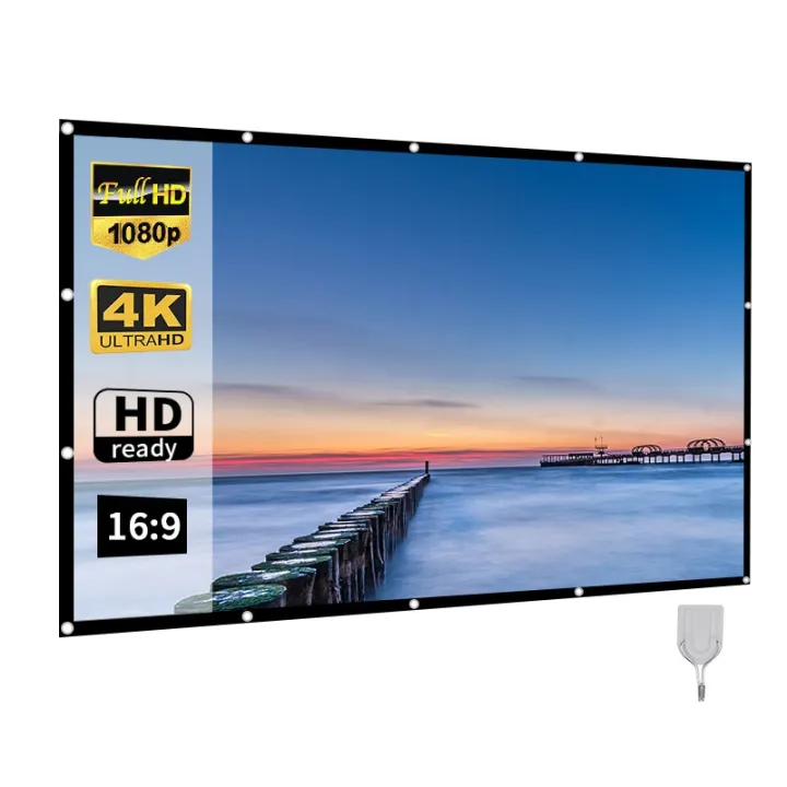 Portable%20Projector%20Screen%20for%20Home%20Theater%20Outdoor%20HD%20White%20Foldable%20Anti-Crease%20(84Inch)%20-%20Image%204