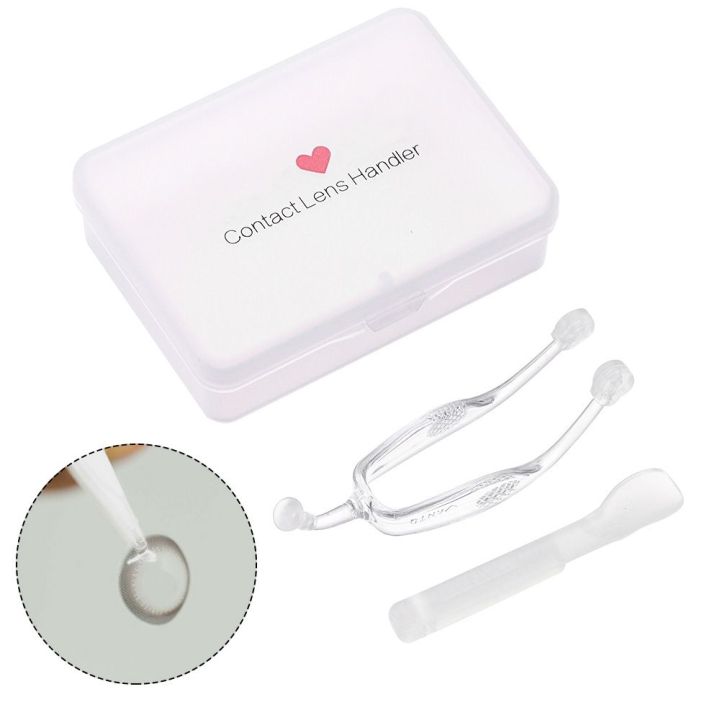BETTERFORM%20Wearing%20Tools%20Transparent%20Solution%20Bottle%20Container%20Lens%20Holder%20Eye%20Care%20Contact%20Lenses%20Inserter%20Soft%20Tip%20Tweezer%20Stick%20Case%20Set%20-%20Image%205