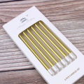 6Pcs PENCIL CANDLES for birthday party celebration decoration cake topper / birthday candles. 