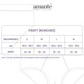 Amante Microfiber Thong Panty Pack (x3 Pcs). 