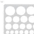 Paper Quilling Tool Circle Template Ruler Stencil Drawing Stencil Different Sized Flexible Drawing Templates for Artists for DIY Paper Craft. 
