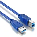 1m Usb3.0 Printer Cable A Male B Male Printer HDD-BOX CD-ROM Usb3.0 Data Printer Line Wire A to B Male USB 3.0 USB3 Print Cable. 