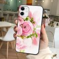 Yinuoda Elegant Pink Purple Peony Flower Onthe Vase Phone Case for iPhone 11 12 13 mini pro XS MAX 8 7 6 6S Plus X 5S SE 2020 XR. 