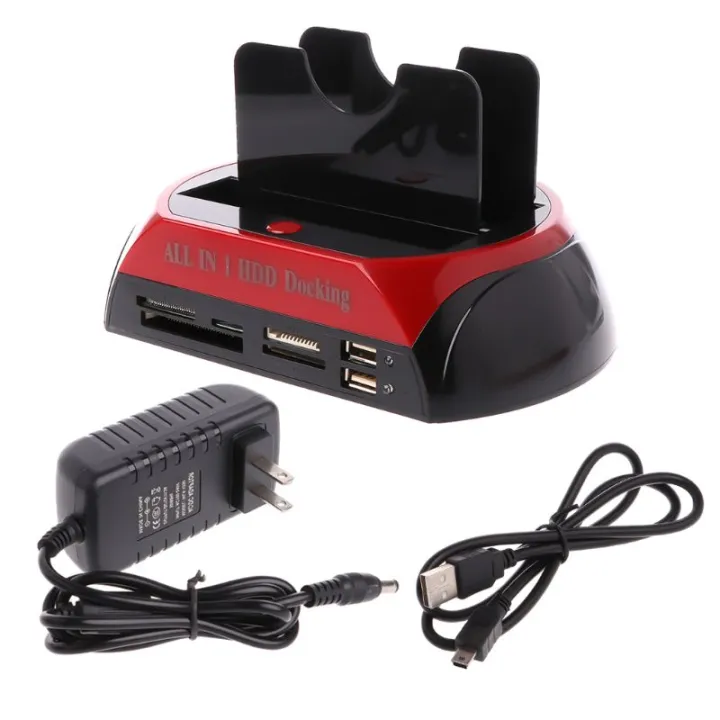 【Hengli jewelry story】IDE SATA Dual All In 1 HDD Dock Docking Station Hard Disk 2.5 3.5 Reader Usb 2.0 External Box Enclosure Case