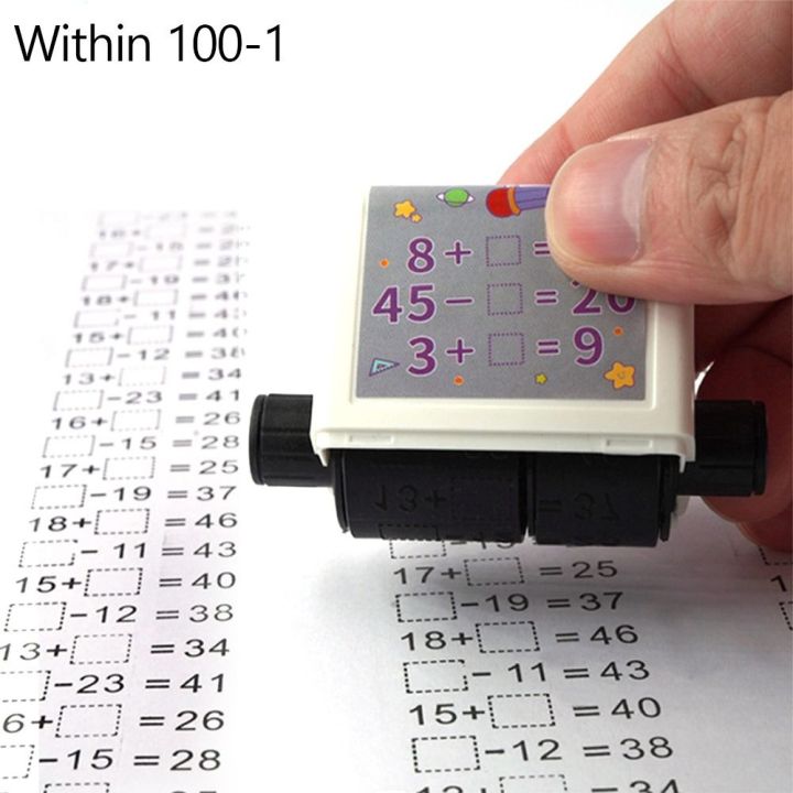 Household%20Office%20Supplies%20Mathematics%20Practice%20Addition%20And%20Subtraction%20Number%20Rolling%20Stamp%20Within%20100%20Math%20Roller%20Stamp%20-%20Image%209