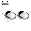 Car Safety Mirror 360-degree Adjustable Car Blind Spot Mirror Set for Enhanced Safety Wide-angle Lens Design Frameless Convex Side Auxiliary Mirrors Auto Parts Accessories Blind Spot Car Mirror. 