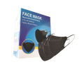 Duckbill Face Mask 3 Layers Disposable Earloop Unisex Black & White (50PCS). 
