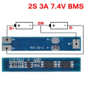 2S BMS 3A 7.4V 8.4V Li-ion Lithium Battery 18650 Charger Protection Board PCB BMS Cell Charging Protecting Module. 