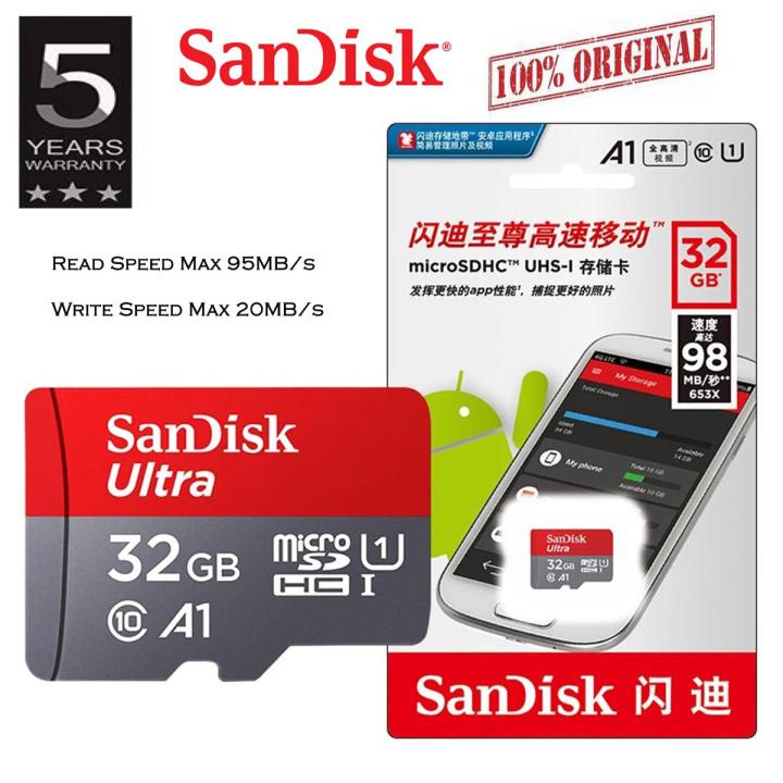 SanDisk Class 10 Ultra Micro SD HC UHS-1 32GB Memory Card TF Card
