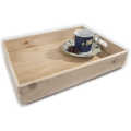 Wooden Handcraft Food Unique Divide Cookie Bamboo Fruit Serving Tray (14x11x3 INCHES). 
