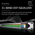 Digital Equalizer EQ Noise Reduction with Spectrum Display 31-Band Graphic Equalizer Audio Digital Equalizer Professional Sound System Professional Equalizer for KTV Stage Performance. 