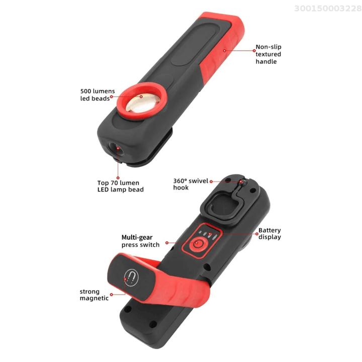 Rechargeable%20LED%20Work%20Light%20with%20Base%20and%20360%C2%B0%20Rotation%20Hook,%20Portable%20Super%20Bright%20Flashlight%20COB%20LED%20Work%20Light%20for%20Outdoor%20Camping,%20Car%20Repairing,%20Emergency%20-%20Image%2010