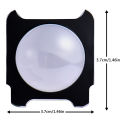KOKKO 2pcs Panoramic Lens Adhesive Protector Action Camera Accessories Compatible For Insta360 One Rs/r. 