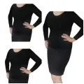 Ladies long sleeve tshirt (Black color). 