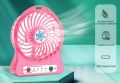 Portable Handheld Mini Fan with Rechargeable 1200mAh Battery, 3-Speed Air Cooler, USB Charging, LED Light, Compact Desk Fan for Home, Office, Travel, and Outdoor Activities. 