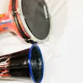 9 inch Fiber Darbuka Drum with Bag - Bongo 2-Year Warranty Congo 9 inch Tunable All-Weather Synthetic Head Darbak Fine Tuned Darbag Doumbek Congo Doumbek Tombak carrying bag bongo bag. 