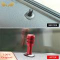 SuperRide Car Door Latch Premium Aluminum Car Door Lock Knobs Enhance Car's Interior with Stylish Anti-deformed Door Latch Pull Pins Car Door Lock Pin Cover. 