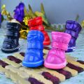 4 Pcs/sets Winter Dog Shoes Warm Fleece Puppy Pet Shoes Waterproof Dog Snow Boots For Small Dogs Chihuahua Yorkie Teddy Shoes. 