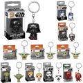 funko pop keychain Keychain 15 Styles PRINCESS LEIA BOBA FETT the Mandalorian YODA Keychain Toys Vinyl Figure PocketBalloons. 