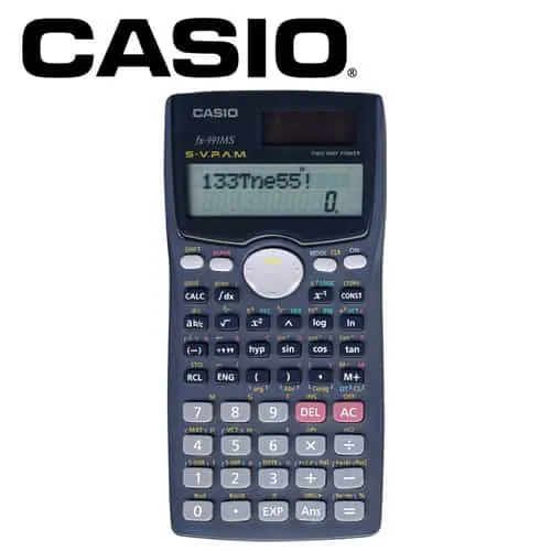Scientific Calculator FX 991MS For Student Office Work Brand New 2 Line Display
