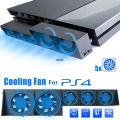 Base Fan Stand For Sony PS4 Pro Slim Game Console Play Station Playstation PS 4 Cooling Support Cooler Accessories Holder Gaming. 