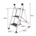 3 step ladder folding step ladder folding ladder step Ladder Folding 3 Steps Non Slip Waterproof Rustproof Household Handling Equipment. 