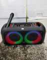 BTS 1709 party box speaker oudoor karoake speaker with wireless mic. 
