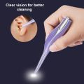 LED Flash Light Ear Wax Pickers Cleaner Set Luminous Ear Wax Remover Curette Earpick Scoop Tweezers Ear Spoon Care Tools Easier To UseThan Traditional Remove Earwax and Relieve Pressure. 