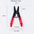 Wire Striper 7 in 1 Multifunction Cable Cutter Crimping Pliers Electric Wire Shearing Cutting Hand Tool. 
