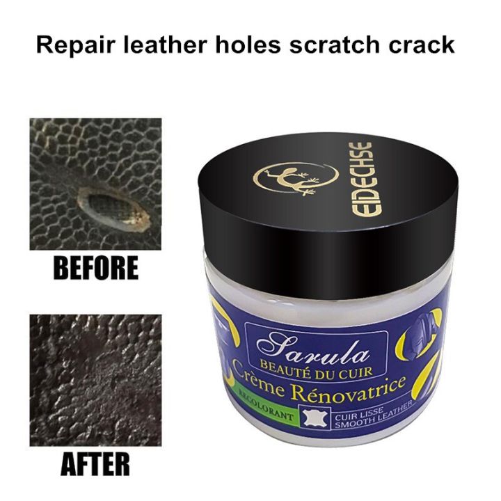 【Beige Multifunction Leather kit Vinyl Repair Compound for Leather Coat Restoration Cracks for Burns Car Holes