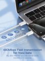 LDNIO 2 Meter 65W Type-C to Type-C Fast Charging Data Cable (LC902C). 