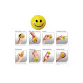 Neon Colored Smile Funny Face Stress Ball - Happy Smile Face Squishies Toys Stress Foam Balls 2pcs Pack. 