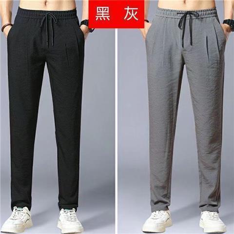Ice%20Silk%20Pants%20Men's%20Loose%20Breathable%20Straight%20Casual%20Pants%20Summer%20Ultra-Thin%20Quick-Drying%20Trousers%20Stretch%20Men's%20Sports%20Pants%20-%20Image%206