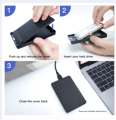 Portable Enclosure 3.0 HDD SSD 2.5'' External Case. 
