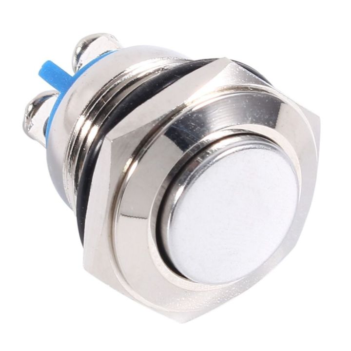 Homoyoyo Doorbell Button Replacement – Self-Resetting Push Button With Vintage European Style, White Plastic For Home & Garage