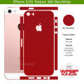 For Iphone 5/5s Skin/Wrap 360 Protection Sheet/ Carbon fiber/ Matte/ Transparent/ Lamination Back And Sides Included Camera Skin. 