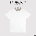 POLO Striped Classic Lapel Versatile Short Sleeve BAIRBAOLIY Slim High Quality Shirt Summer Men's Clothing Affordable Luxury Fashion. 