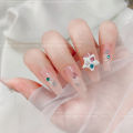 Colored diamonds, nail art alloy jewelry, net red new products, pearl shells, love flowers, pentagrams, special-shaped diamonds, nail accessories. 