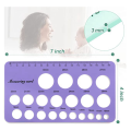 Flange Silicone Ruler Flange Size Measuring Ruler Soft Silicone Flange Sizer, Breast Pump Size Tool. 