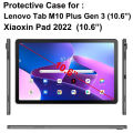 PU Leather Flip Cover Case for Lenovo Tab M10 Plus 3rd Gen TB125 TB128 Xiaoxin Pad 2022 TB125FU 10.6 inch Protective Casing Holder. 
