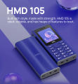 HMD 105 Dual Sim (New Version) Feature Keypad Phone Original - 1 Year Softlogic Warranty (Former Nokia). 
