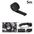 Bike Exhaust Silencer Wrap Heat Shield Protector for Motorcycle Universal (5 Meters). 