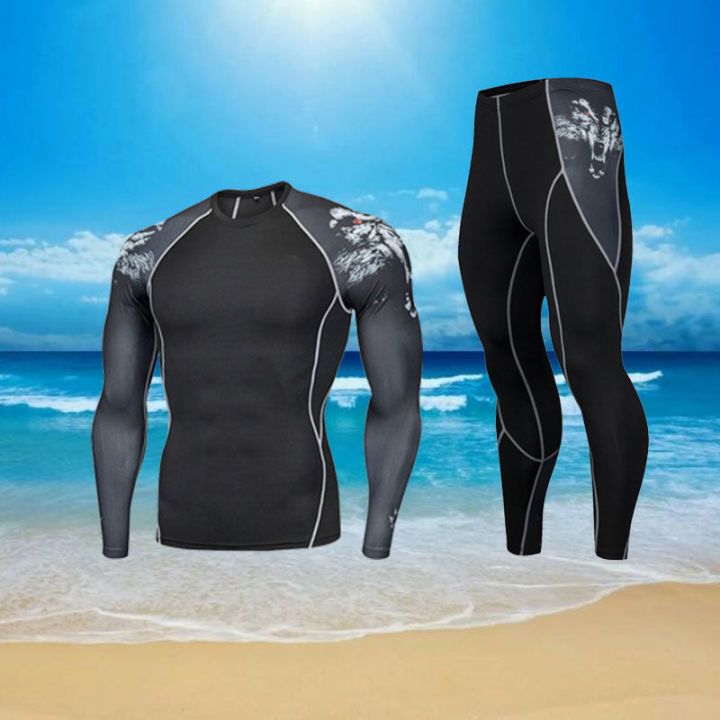 Swimsuit%20Men's%20Suit%20Sun%20Protection%20Long%20Sleeve%20Trousers%20Speed%20Dry%20Clothes%20Men%20Swimming%20Suit%20Shorts%20Anti-Embarrassment%20Swimsuit%20Men%20-%20Image%204