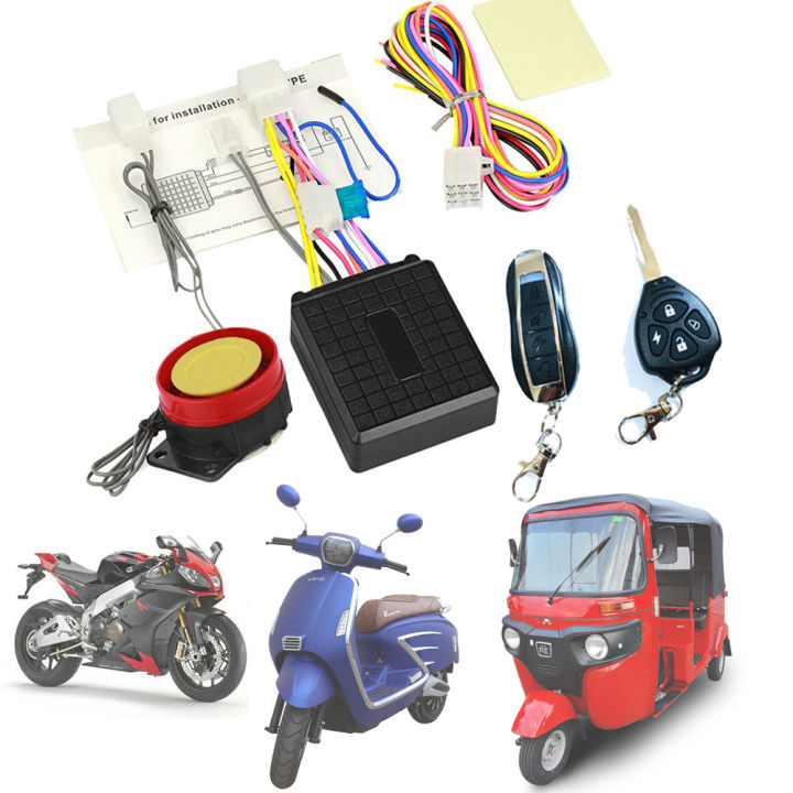 Remote Control Alarm Motorcycle Security System Motorcycle Theft Protection Bike Moto Scooter Motor Alarm System