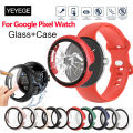 Tempered Glass+Case For Google Pixel Watch 2 Screen Protector Glass Cover 2 in 1 Bumper For Google Pixel Watch Protective Cover. 