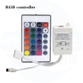 Led Rgb Controller 3key 44key 24keys Dc12v Ir Remote Dimmer Controller For Smd 3528 5050 Rgb Led Strip Lights. 