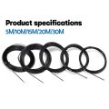 1Roll New 5/10/15/20/25/30M Cable Puller 3mm Electrician Spring Tape Wall Wire Lead Nylon Guide Push Puller Wiring Aid Tool. 