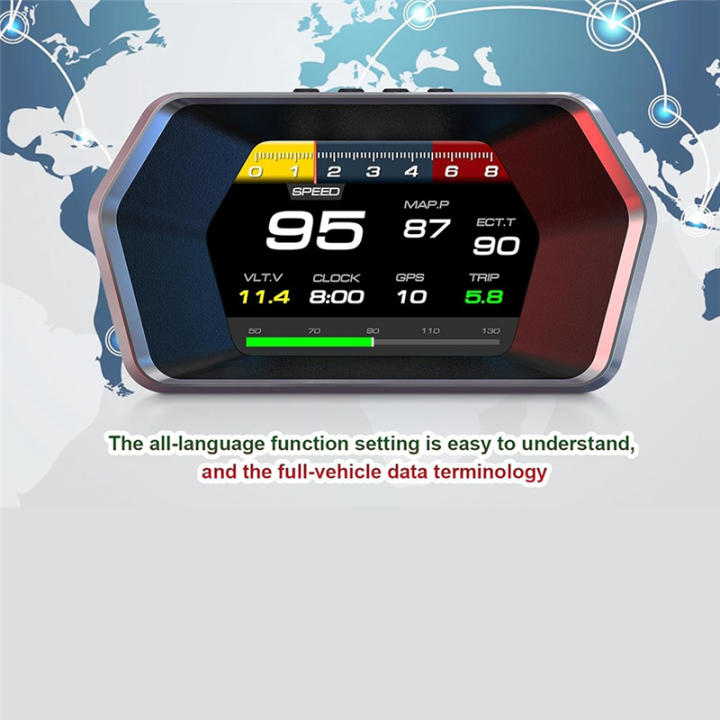 Car%20Heads%20Up%20Display,%20Car%20Smart%20Obd2%20Gauge%20Display,%20Gps%20Speedometer%20with%20Vehicle%20Speed,%20Rpm,%20Fuel%20Consumption%20Voltage%20-%20Image%202